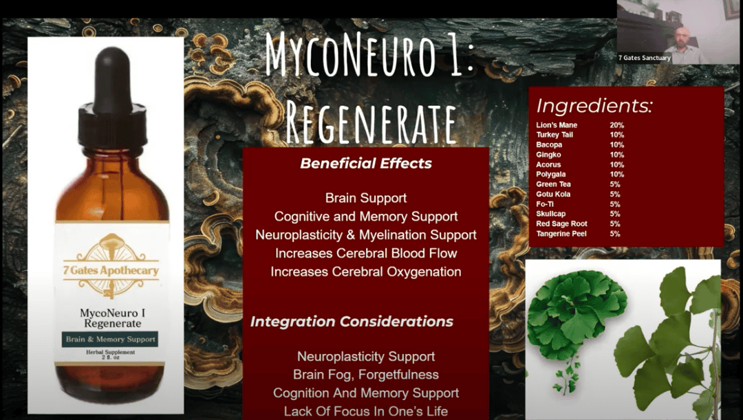 Unlock Brain Health with our Custom MycoNeuro Tinctures
